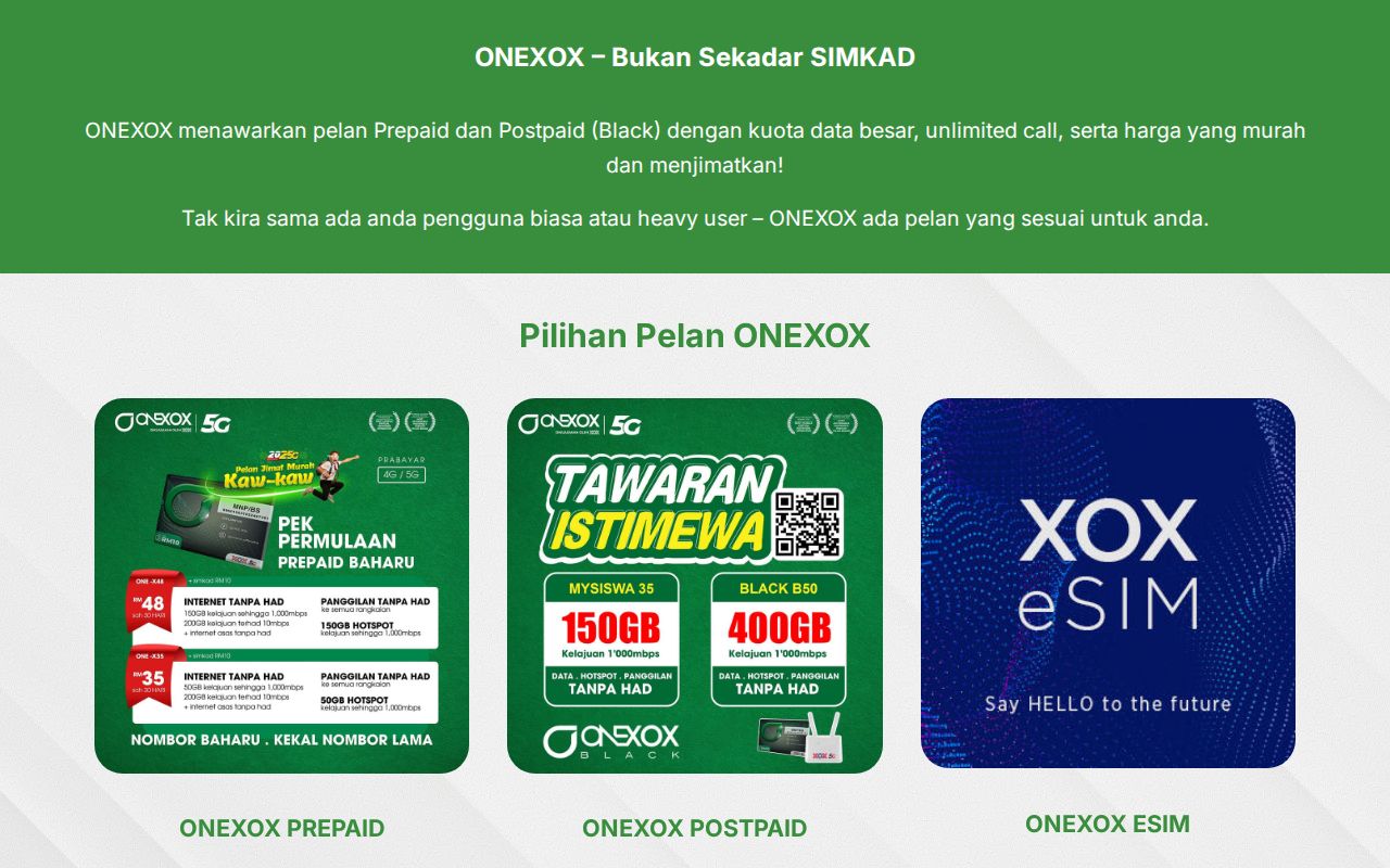 ONEXOX PLAN
